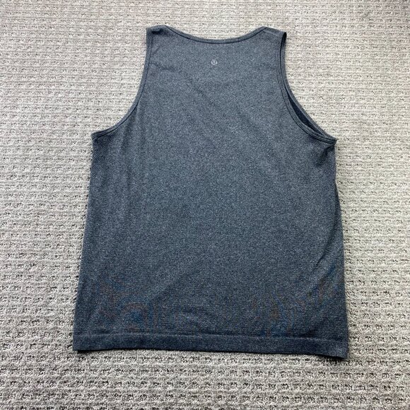 Lululemon Tank Top Shirt Men's Medium M Gray Performance Stretch Training Gym - Picture 4 of 10